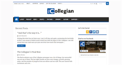 Desktop Screenshot of collegiannews.com